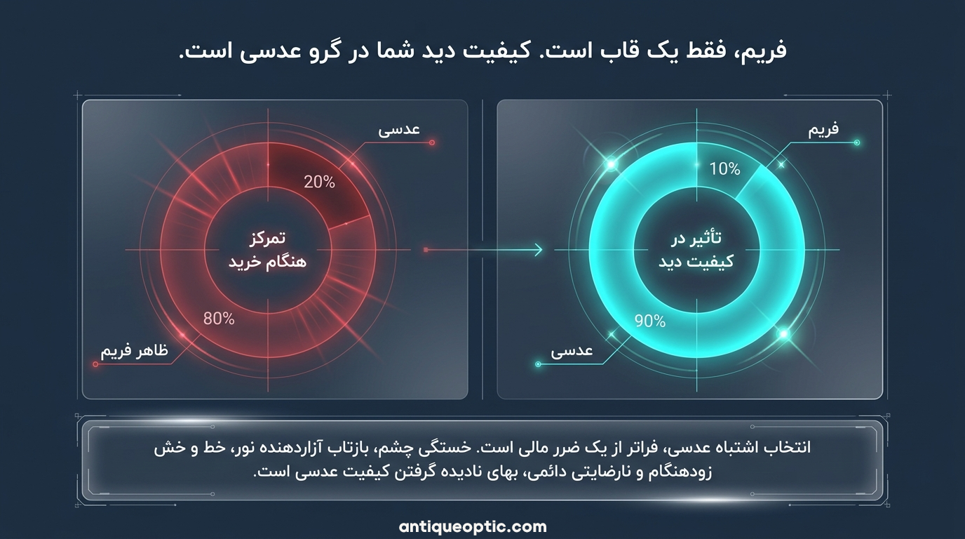 چگونه کیفیت عدسی عینک را تشخیص دهیم -1