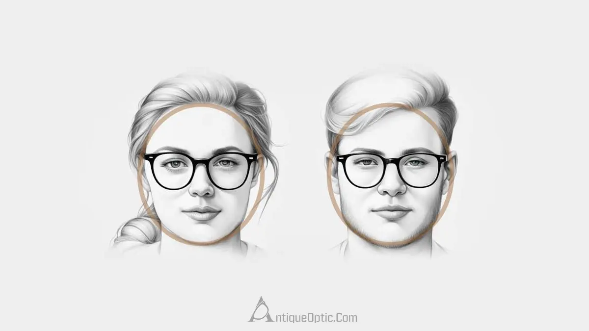 مناسب‌ترین مدل‌های عینک مناسب صورت گرد هم برای خانم‌ها و هم برای آقایان