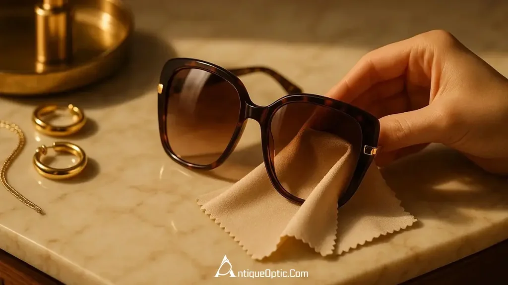 مراقبت و نگهداری از عینک آفتابی دخترانه لاکچری