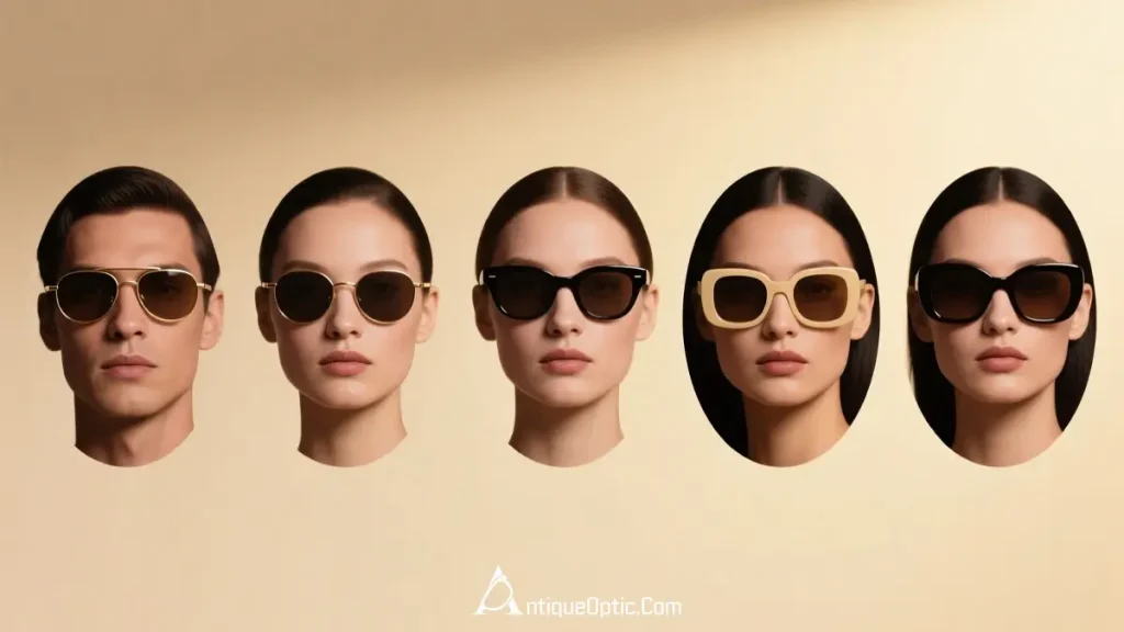 بهترین عینک آفتابی برای صورت بیضی
