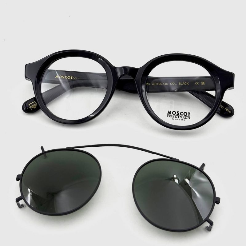 عینک گرد کائوچو ضخیم موسکات | moscot greps 1915 - تصویر 2