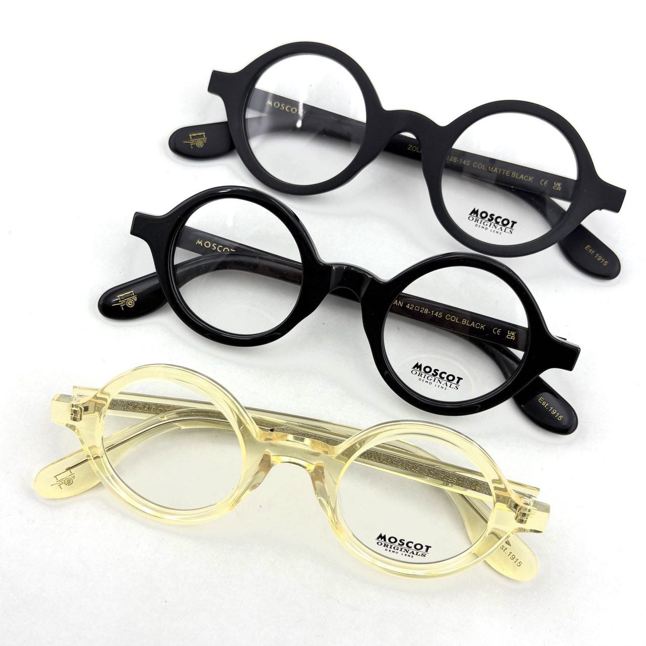 MOSCOT ZOLMAN 1915 عینک گرد کائوچو ضخیم موسکات