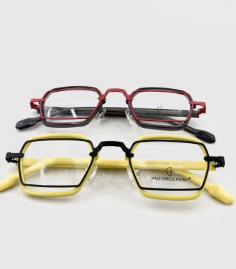 فریم عینک رنگی HALF CIRCLE POINT