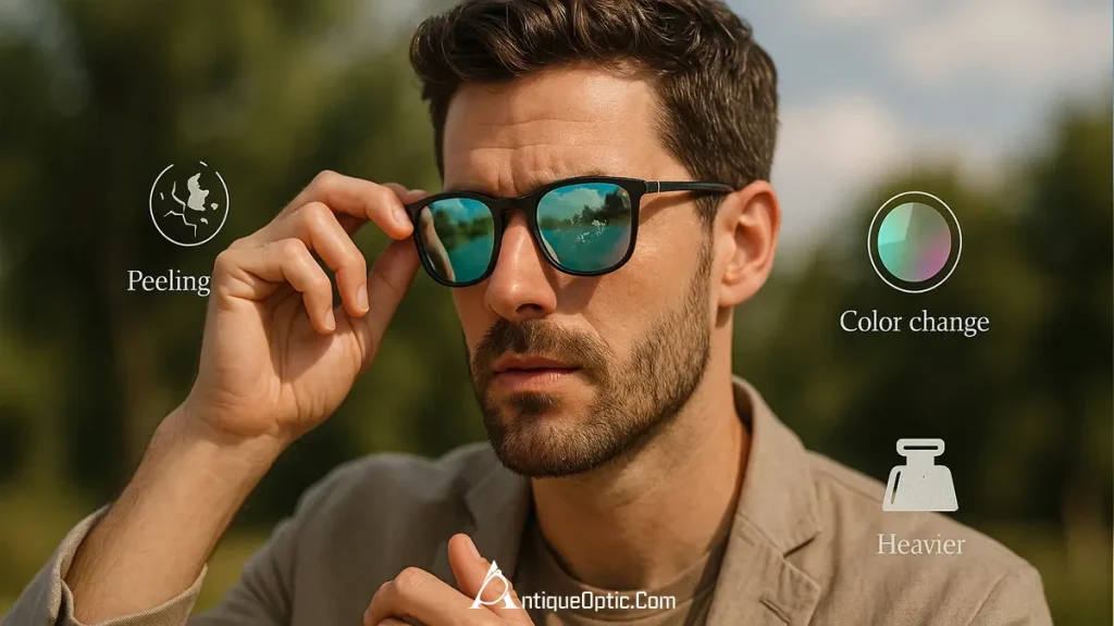 معایب یا محدودیتهای عینک جیوه ای