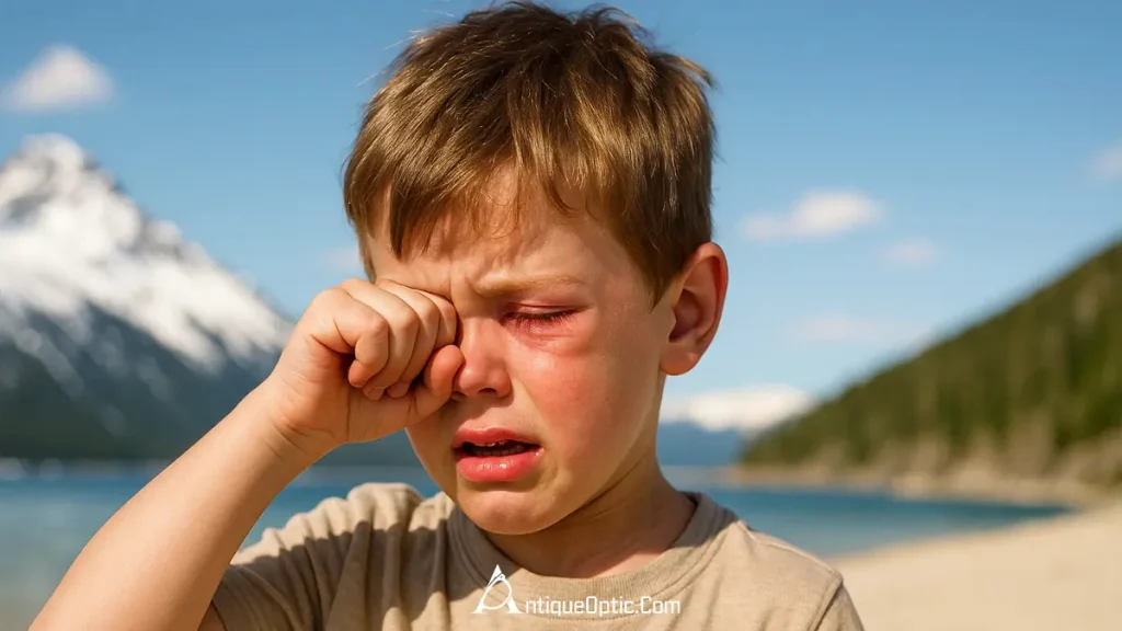 اثرات کوتاهمدت تابش UV روی چشم کودکان