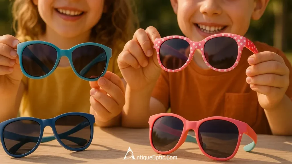 مشخصات فنی عینک آفتابی کودکان
