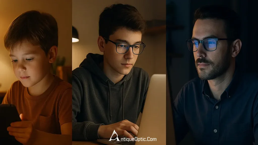 بهترین سن استفاده از عینک بلوکات