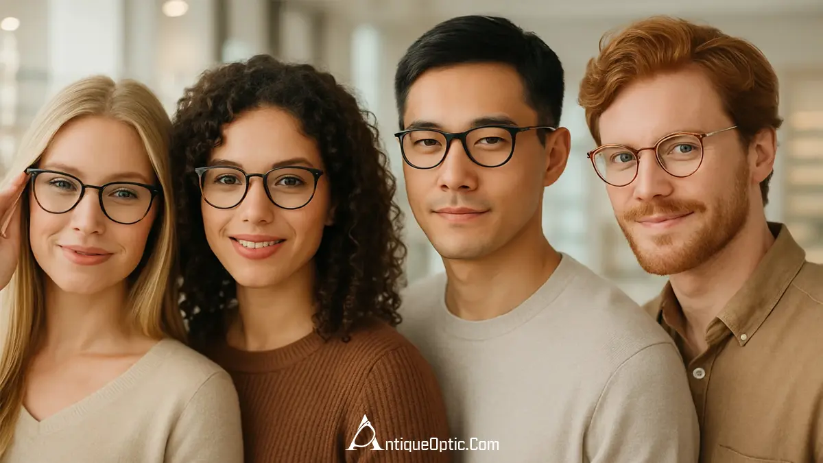 راهنمای انتخاب عینک بر اساس رنگ مو و مدل مو