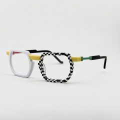 سه رخ عینک فانتزی چندرنگ Acetate