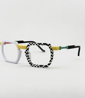 سه رخ عینک فانتزی چندرنگ Acetate