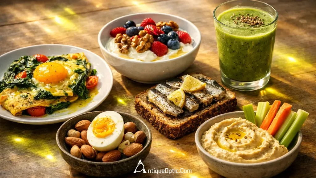 میان‌وعده‌های روزانه برای تغذیه چشم‌ها و تقویت چشم