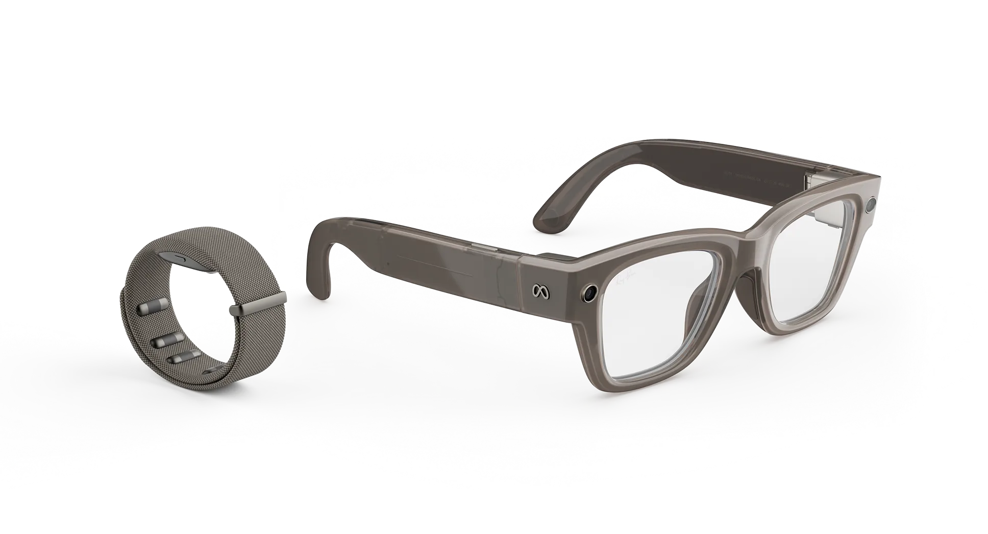 عینک متا ریبن دیسپلی و دستبتند