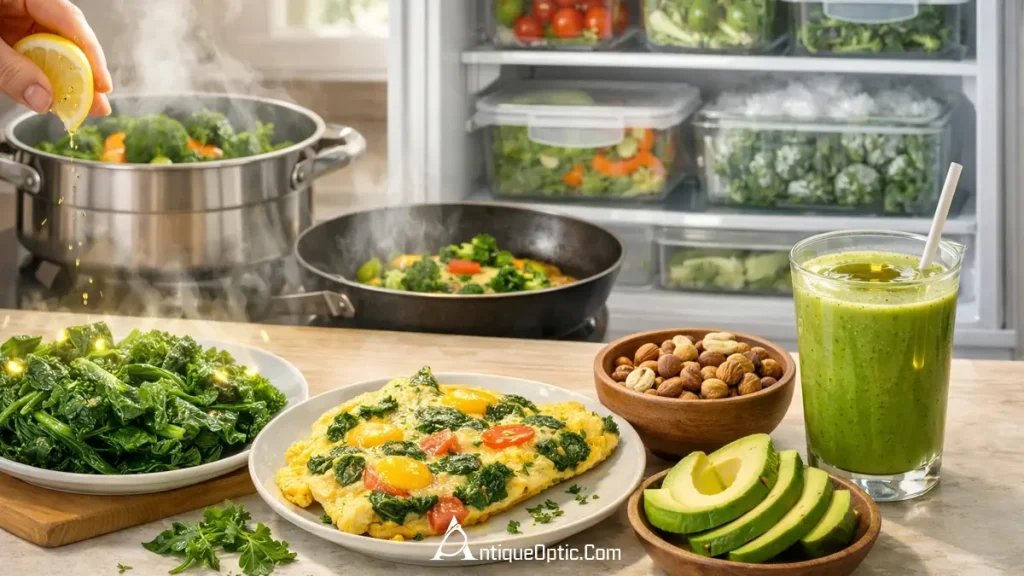 نکات تهیه و پخت برای حفظ مواد مغذی چشمی