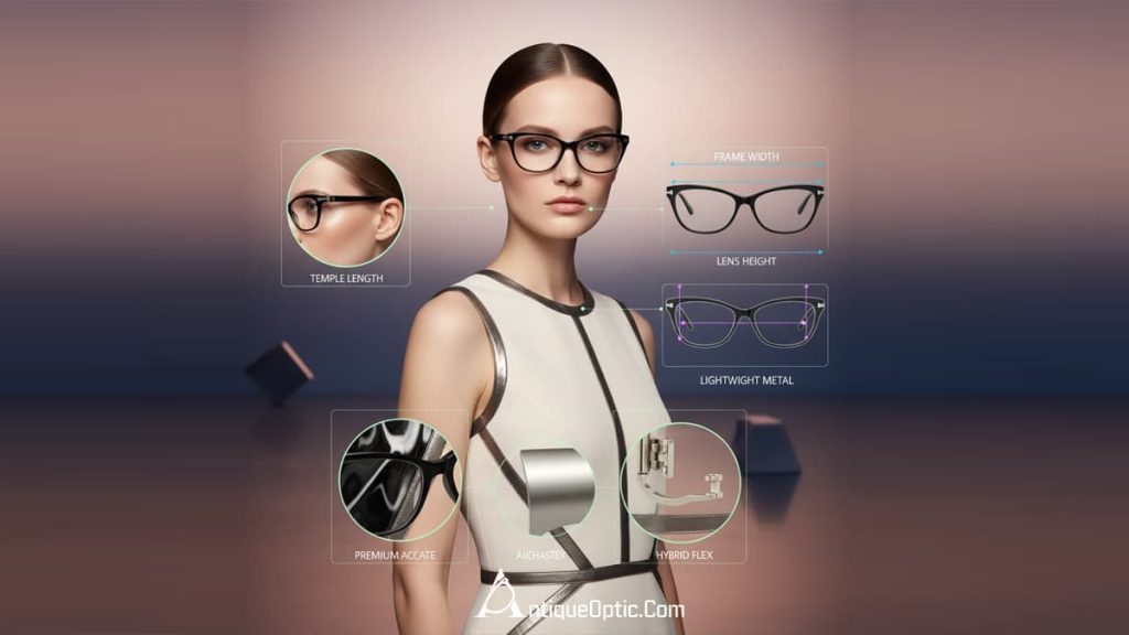 مهم‌ترین ویژگی‌های فریم مناسب عینک گربه ای