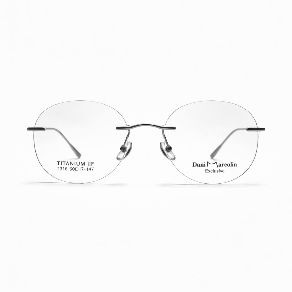 عینک طبی دنی مارکولین (Dani Marcolin / دنی مارکولین) مدل 2316 | فریم تیتانیومی فوق‌سبک و مینیمال