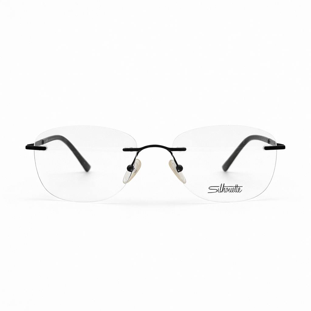 عینک طبی سیلوئت (Silhouette / سیلوئت) مدل 8011 | فریم فلزی بدون فریم فوق‌سبک زنانه
