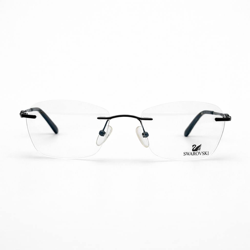 عینک طبی سواروفسکی (Swarovski / سواروفسکی) مدل 9832 | فریم فلزی زنانه با کریستال اصل