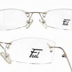 عینک طبی وینتیج Feel مدل W25522 | فریم تیتانیومی زنانه فوق سبک - تصویر 2