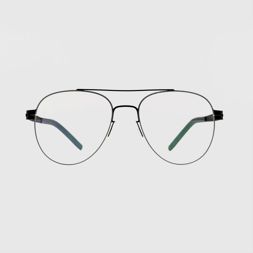 عینک آیس برلین ic berlin مدل Cherry | فریم تیتانیوم طراحی آلمان رنگ Gun Metal