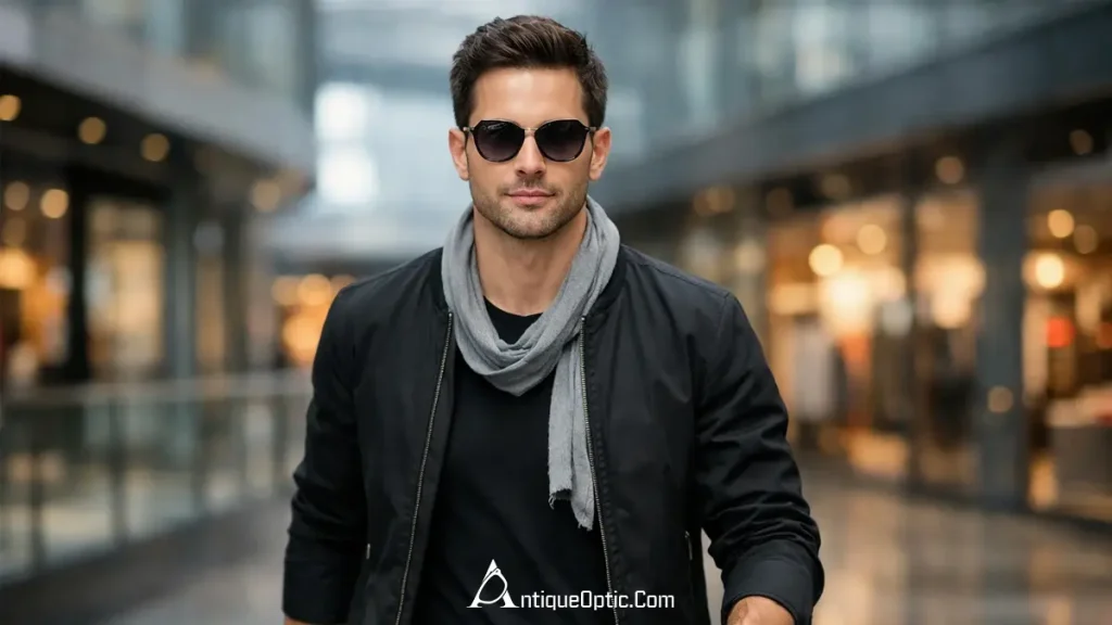 عینک چند ضلعی برای صورت بیضی