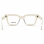 عینک طبی آف وایت (Off-White) فریم سفید از روبرو