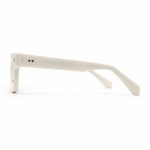 عینک طبی آف وایت (Off-White) فریم سفید از زاویه بغل