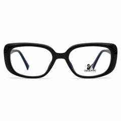 عینک طبی سواروسکی (Swarovski) مدل 7117-مشکی از زاویه روبرو