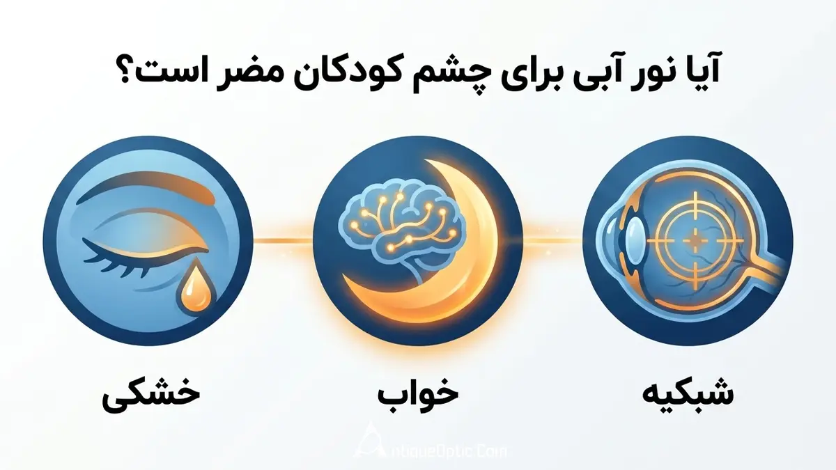 آیا نور آبی برای چشم کودکان مضر است؟