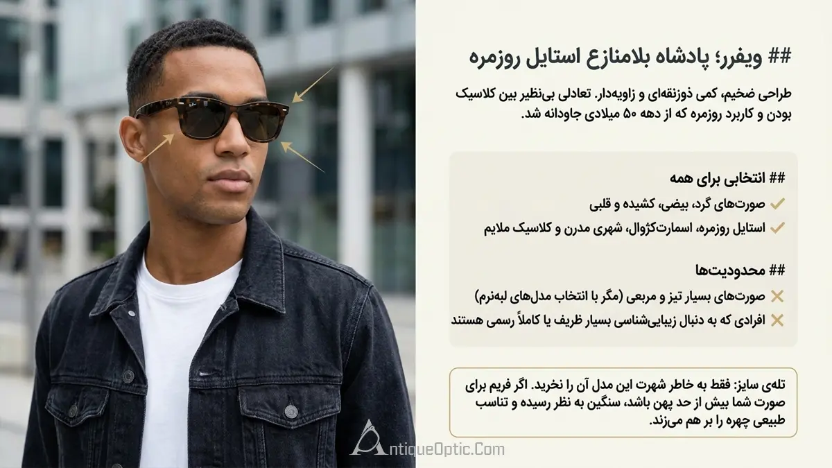 سبک Wayfarer؛ کلاسیک