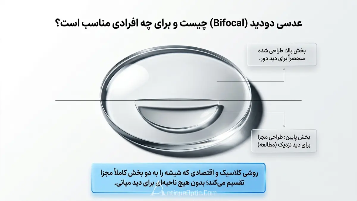عدسی دودید (Bifocal) چیست و برای چه افرادی مناسب است؟
