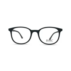 عینک طبی DIVERSO مدل DV1009 مشکی مات از نمای روبرو