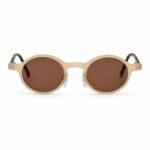 عینک وینتیج مارکوپولو (Marco Polo) مدل 3808 کرم رنگ از نمای روبرو